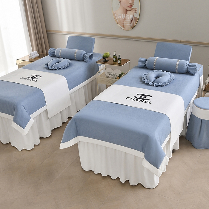 91家纺网 家纺一手货源 找家纺 莉人坊美容床罩批发 2025新款亲肤舒适汉锦棉美容床罩系列美容床罩-丽源 丽源-湖蓝