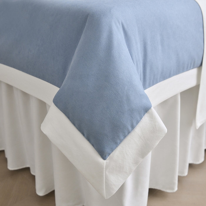 91家纺网 家纺一手货源 找家纺 莉人坊美容床罩批发 2025新款亲肤舒适汉锦棉美容床罩系列美容床罩-丽源 丽源-湖蓝