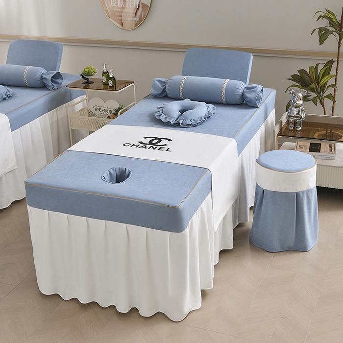 91家纺网 家纺一手货源 找家纺 莉人坊美容床罩批发 2025新款亲肤舒适汉锦棉美容床罩系列美容床罩-丽源 丽源-湖蓝