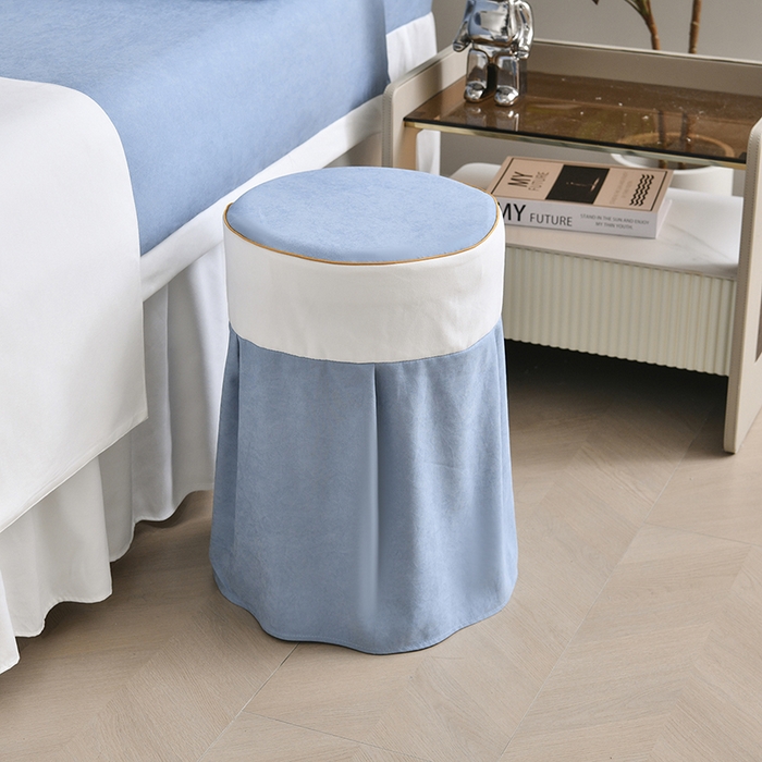 91家纺网 家纺一手货源 找家纺 莉人坊美容床罩批发 2025新款亲肤舒适汉锦棉美容床罩系列美容床罩-丽源 丽源-湖蓝