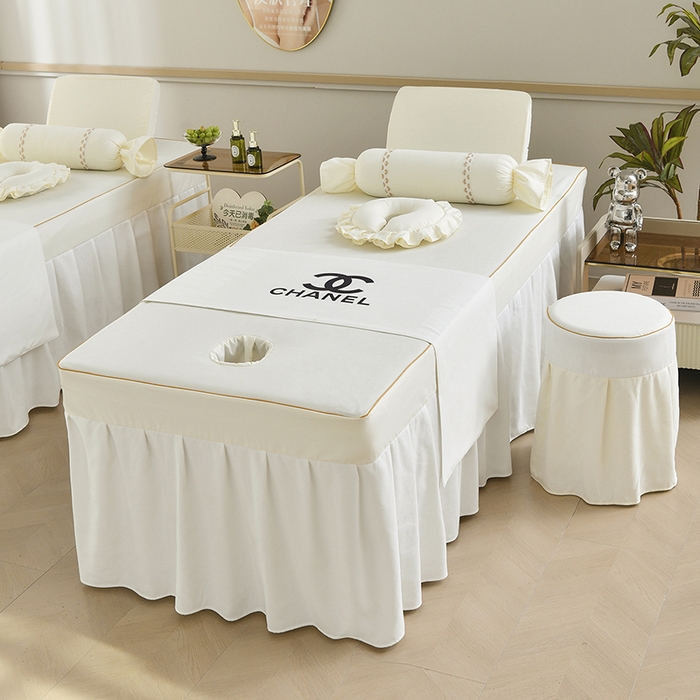 91家纺网 家纺一手货源 找家纺 莉人坊美容床罩批发 2025新款亲肤舒适汉锦棉美容床罩系列美容床罩-丽源 丽源-米黄