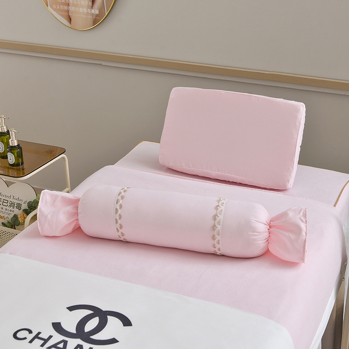 91家纺网 家纺一手货源 找家纺 莉人坊美容床罩批发 2025新款亲肤舒适汉锦棉美容床罩系列美容床罩-丽源 丽源-粉色