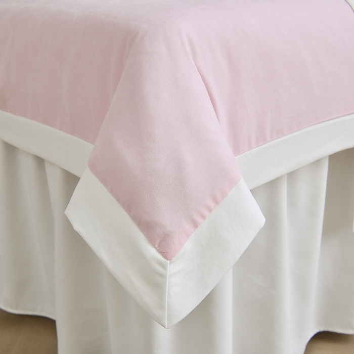 91家纺网 家纺一手货源 找家纺 莉人坊美容床罩批发 2025新款亲肤舒适汉锦棉美容床罩系列美容床罩-丽源 丽源-粉色