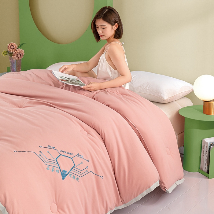 91家纺网 家纺一手货源 找家纺 （总）美丽折家纺 2025石墨烯自发热小黑被芯冬被子