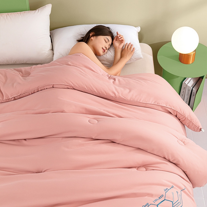 91家纺网 家纺一手货源 找家纺 （总）美丽折家纺 2025石墨烯自发热小黑被芯冬被子