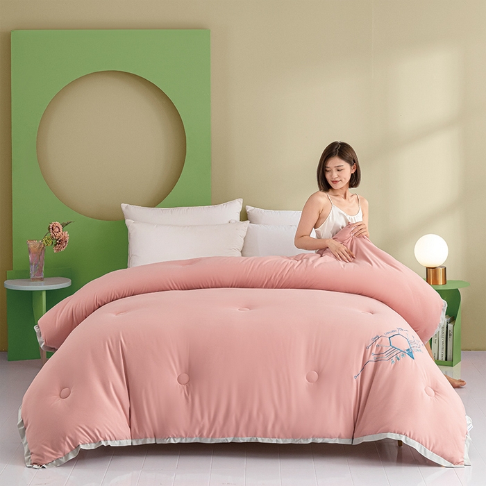 91家纺网 家纺一手货源 找家纺 （总）美丽折家纺 2025石墨烯自发热小黑被芯冬被子