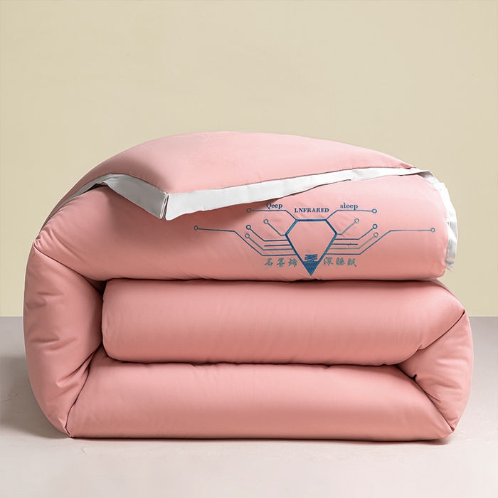 91家纺网 家纺一手货源 找家纺 （总）美丽折家纺 2025石墨烯自发热小黑被芯冬被子