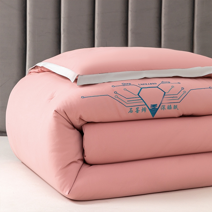 91家纺网 家纺一手货源 找家纺 （总）美丽折家纺 2025石墨烯自发热小黑被芯冬被子