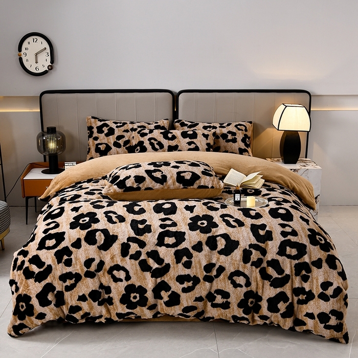 91家纺网 家纺一手货源 找家纺 （总）梦之星 2025新款加厚8.5斤轻奢兔毛绒皮草绒牛奶绒四件套系列