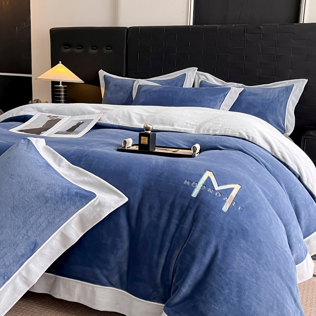 91家纺网 家纺一手货源 找家纺 （总）苏源家居 2025新款刺绣牛奶绒四件套-玛利亚