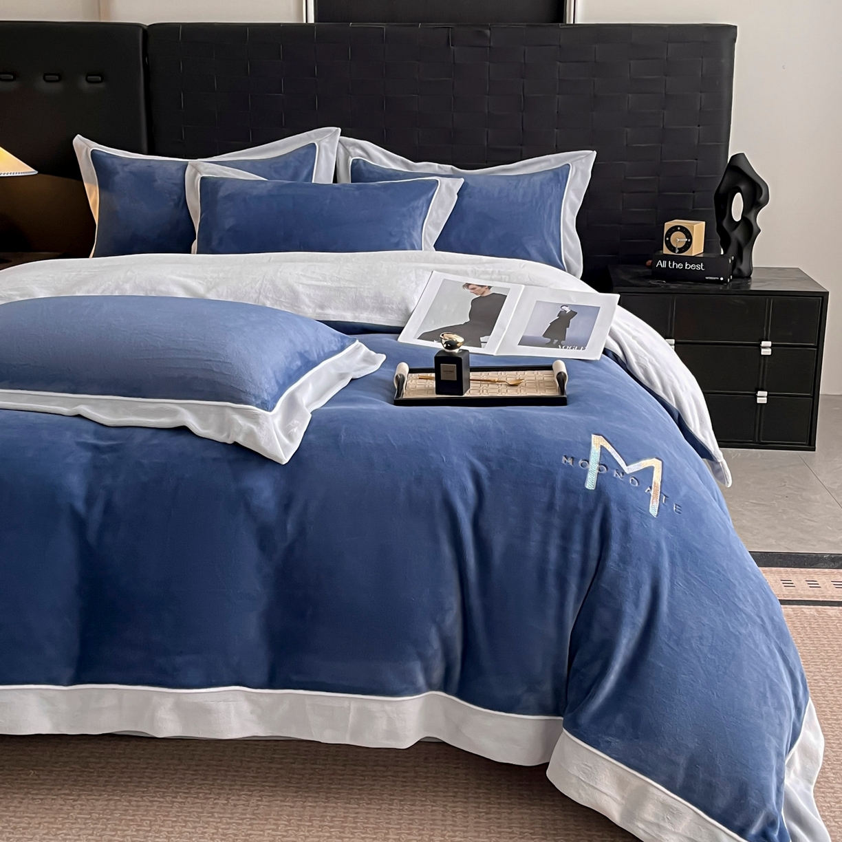 91家纺网 家纺一手货源 找家纺 （总）苏源家居 2025新款刺绣牛奶绒四件套-玛利亚