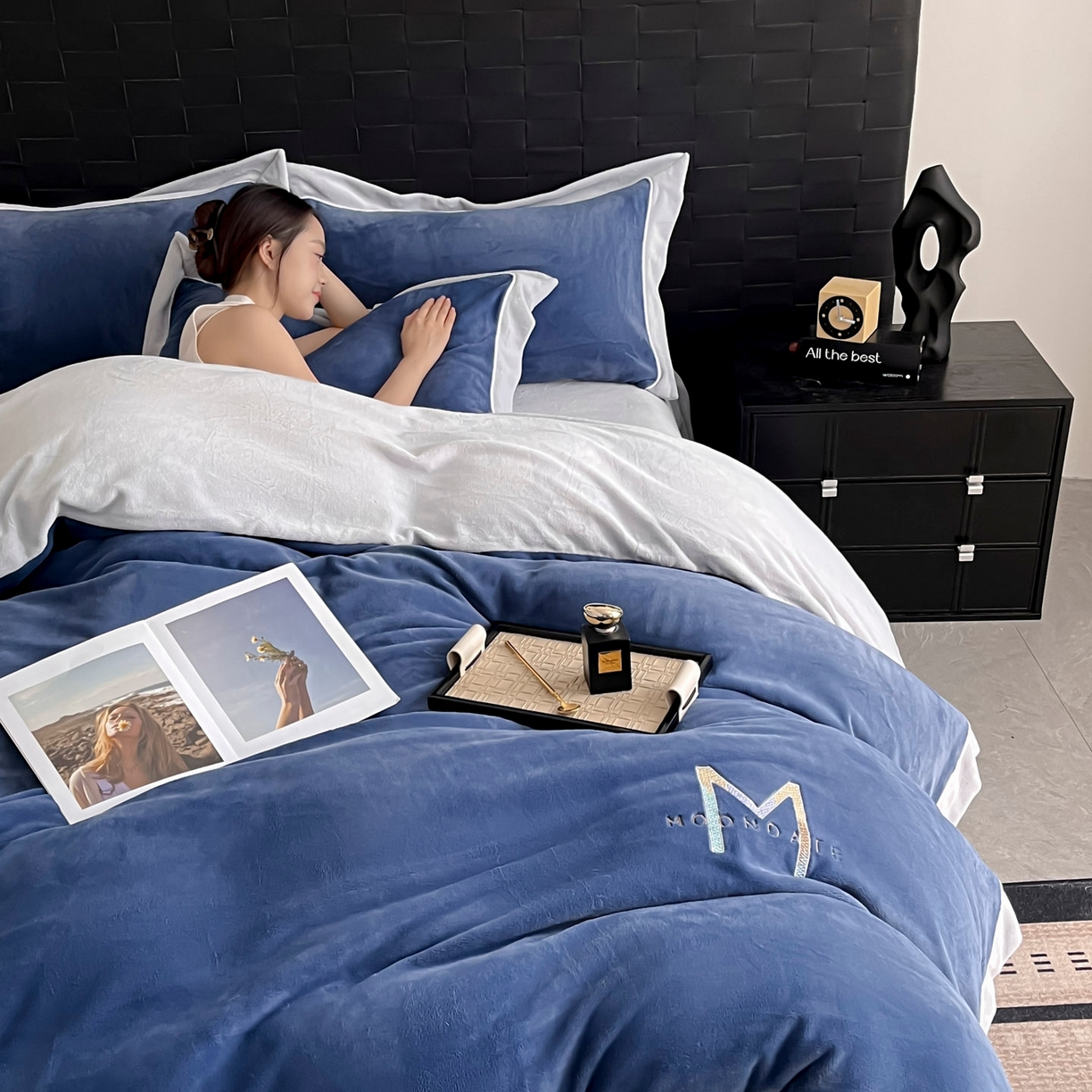 91家纺网 家纺一手货源 找家纺 （总）苏源家居 2025新款刺绣牛奶绒四件套-玛利亚