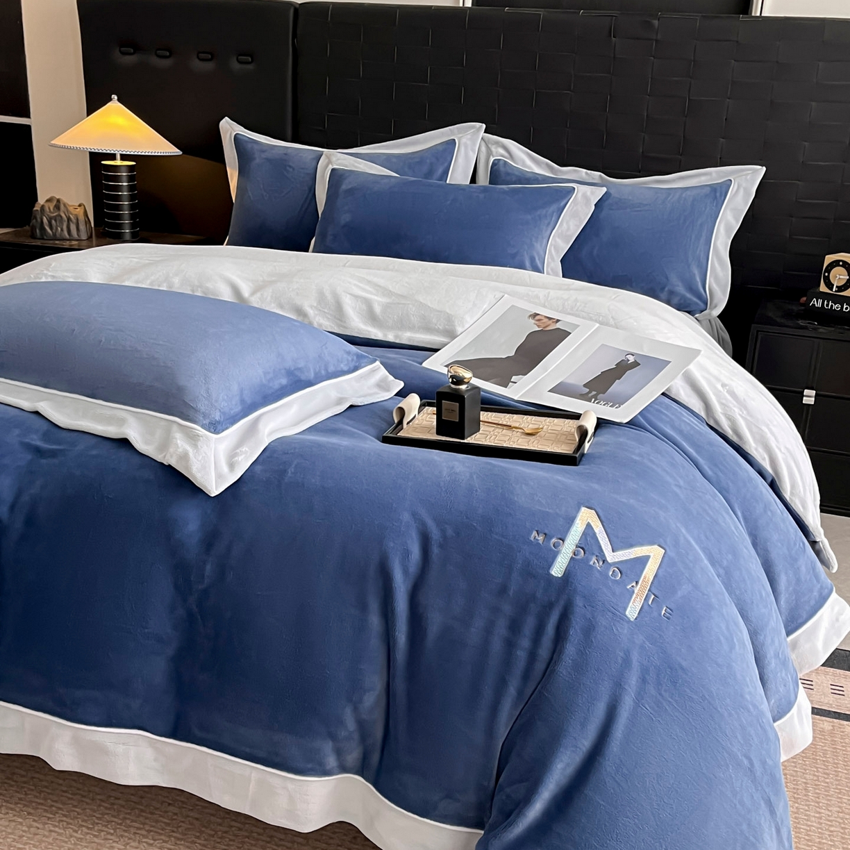 91家纺网 家纺一手货源 找家纺 （总）苏源家居 2025新款刺绣牛奶绒四件套-玛利亚