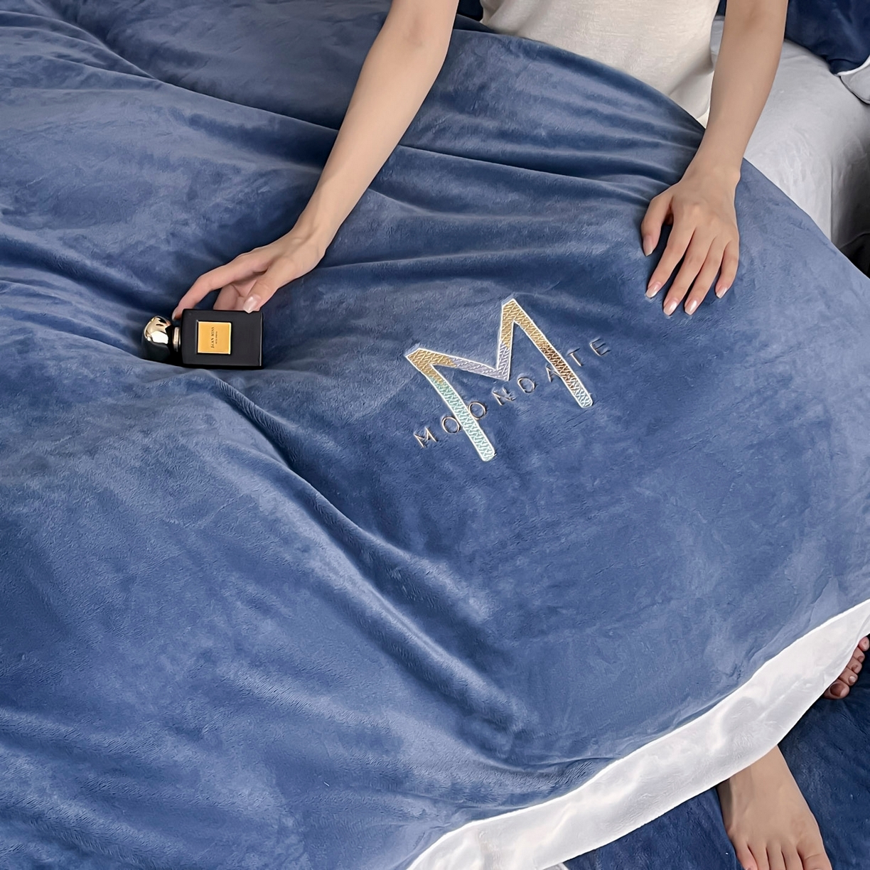 91家纺网 家纺一手货源 找家纺 （总）苏源家居 2025新款刺绣牛奶绒四件套-玛利亚