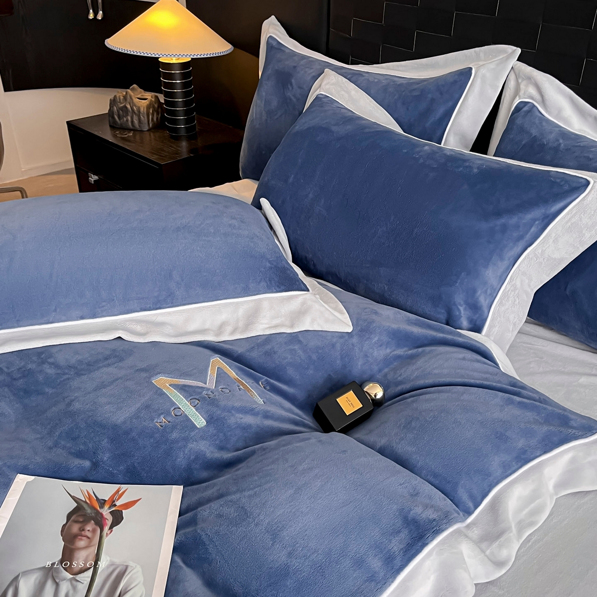 91家纺网 家纺一手货源 找家纺 （总）苏源家居 2025新款刺绣牛奶绒四件套-玛利亚