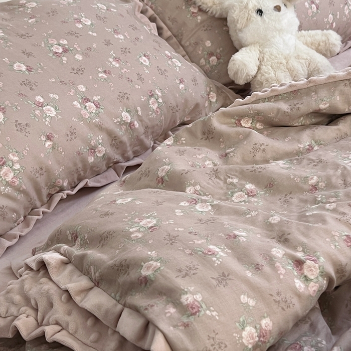 91家纺网 家纺一手货源 找家纺 （总）荣轩家居 2025新款秋冬必备新品棉加绒宝宝绒工艺款四件套（铺床版）