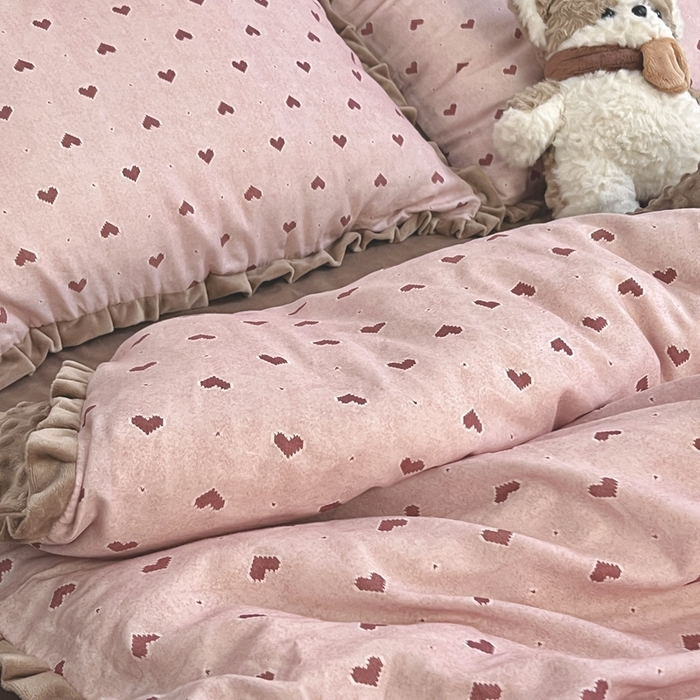 91家纺网 家纺一手货源 找家纺 （总）荣轩家居 2025新款秋冬必备新品棉加绒宝宝绒工艺款四件套（铺床版）