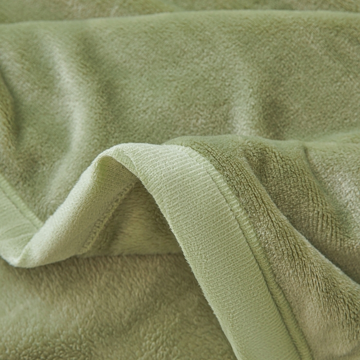 91家纺网 家纺一手货源 找家纺 雅萱家纺 2024新款良品系列牛奶绒多功能毛毯盖毯 良品-抹茶绿