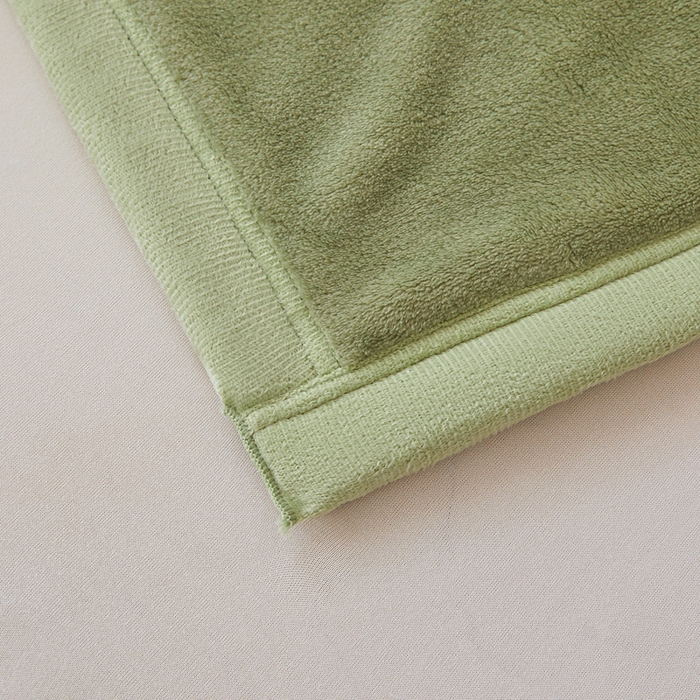 91家纺网 家纺一手货源 找家纺 雅萱家纺 2024新款良品系列牛奶绒多功能毛毯盖毯 良品-抹茶绿