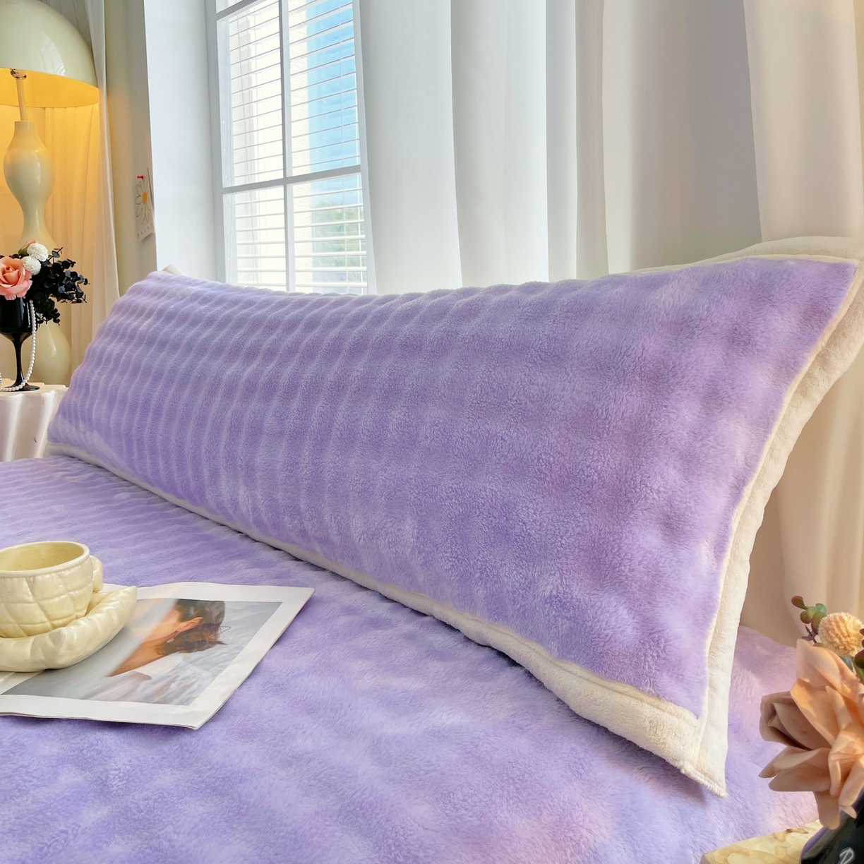 91家纺网 家纺一手货源 找家纺 （总）雨彤家纺 2025新款泡泡牛奶绒长枕巾