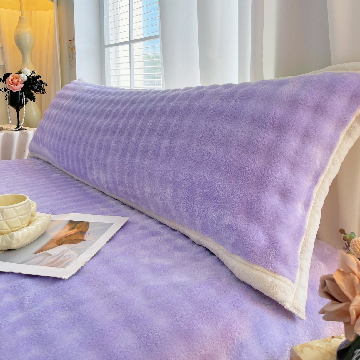 91家纺网 家纺一手货源 找家纺 （总）雨彤家纺 2025新款泡泡牛奶绒长枕巾