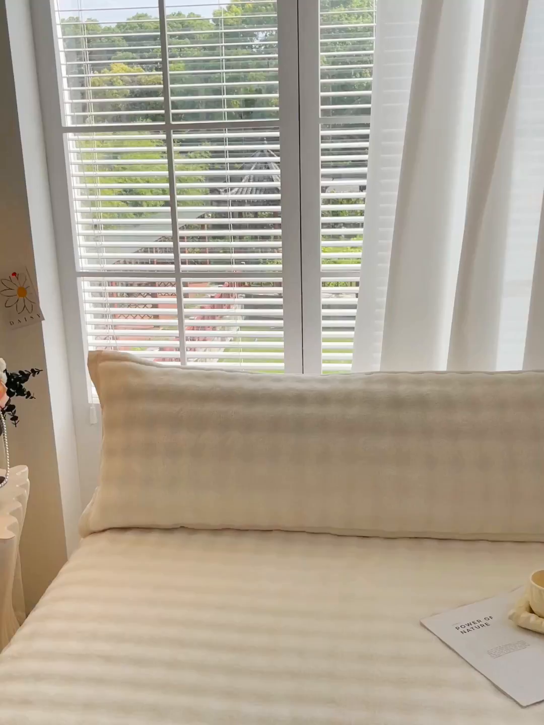 91家纺网 家纺一手货源 找家纺 雨彤家纺 2025新款泡泡牛奶绒长枕巾 牛奶绒枕巾-奶油白 50*185cm（适合1.8米枕头）