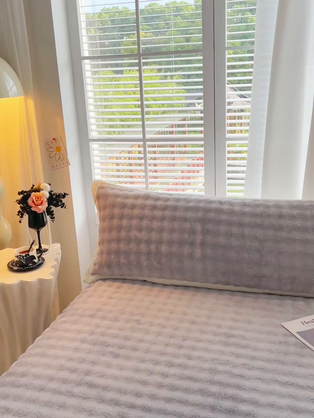 91家纺网 家纺一手货源 找家纺 雨彤家纺 2025新款泡泡牛奶绒长枕巾 牛奶绒枕巾-绅士灰 50*80cm（一对）