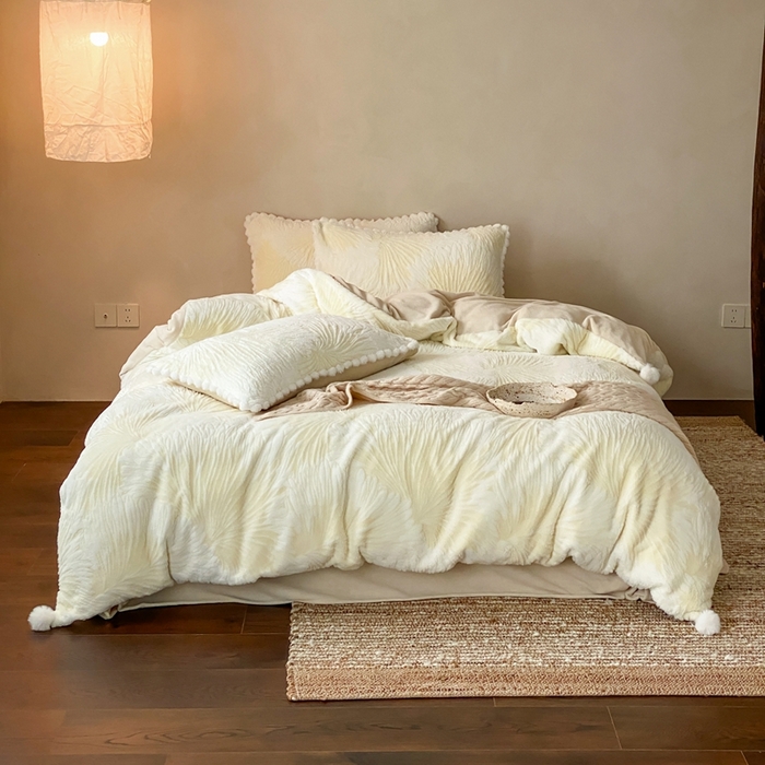 91家纺网 家纺一手货源 找家纺 （总）玉宇阁家居 2024新款60天丝大提花夏被四件套