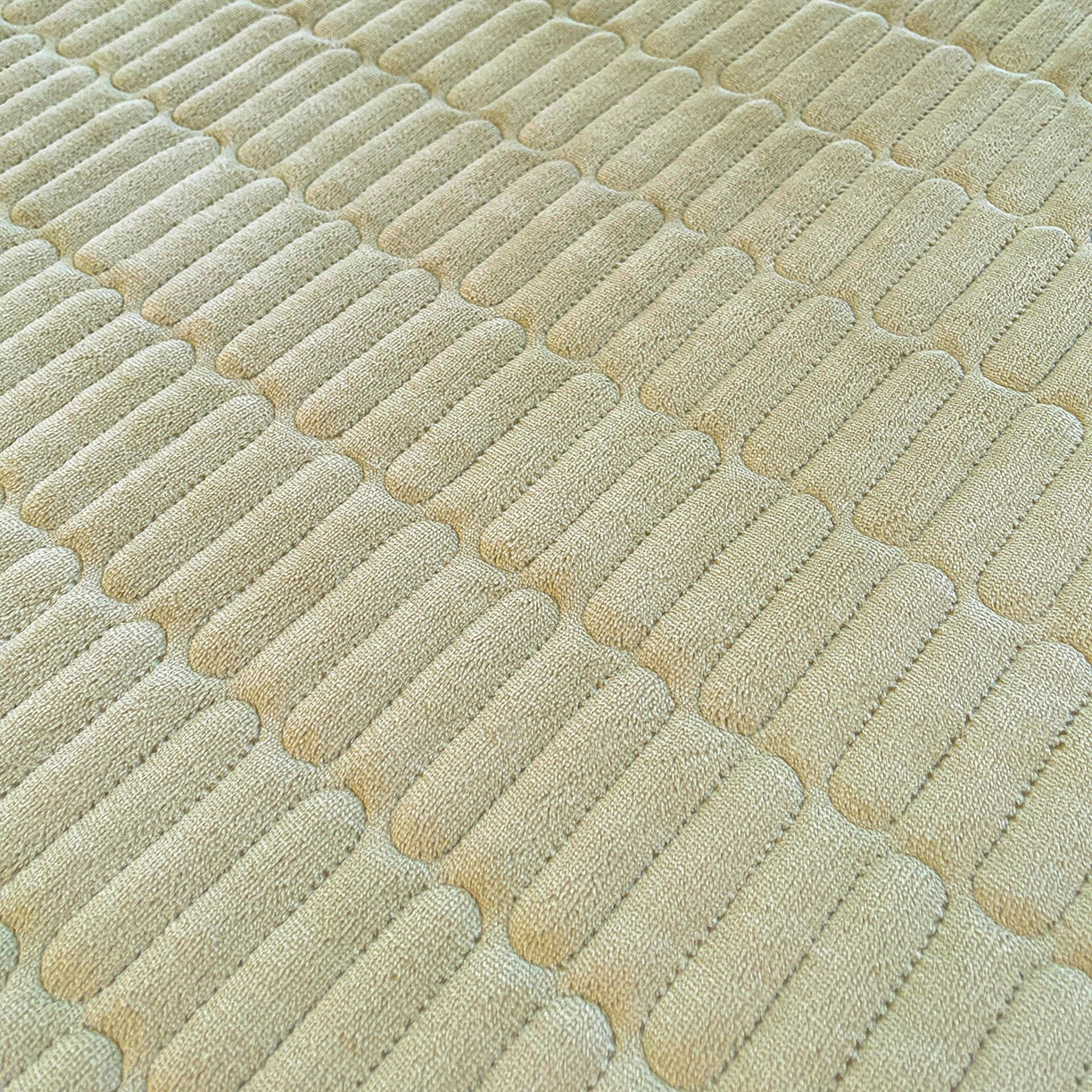 91家纺网 家纺一手货源 找家纺 （总）喜居 2025新款亲肤舒适苹安喵刺绣牛奶绒床褥垫垫子-苹安喵