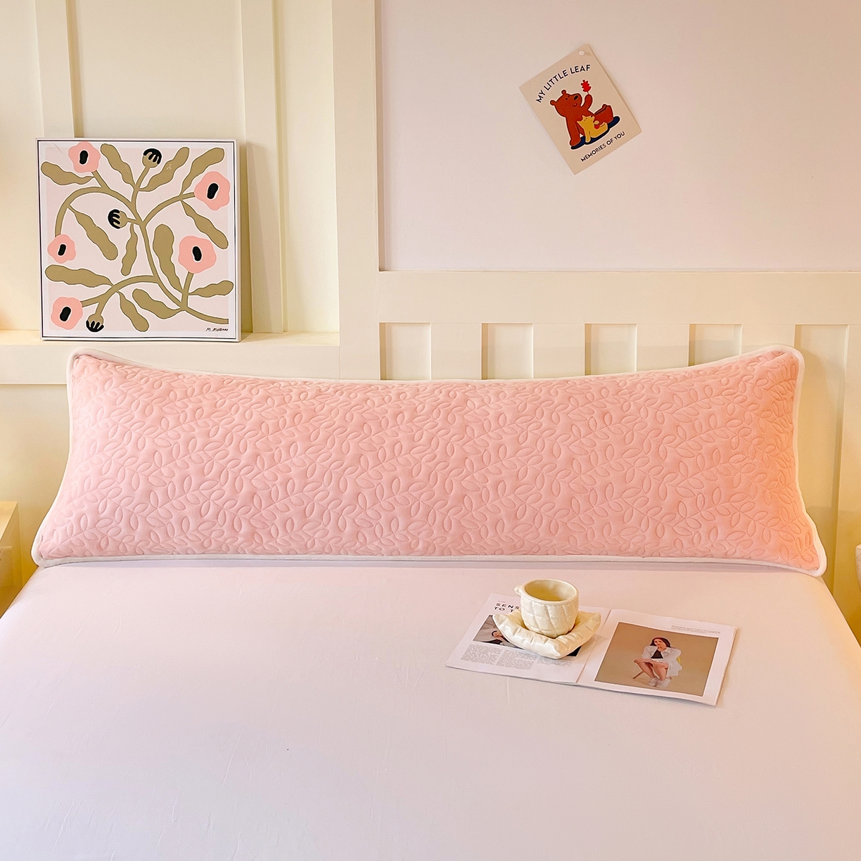 91家纺网 家纺一手货源 找家纺 （总）雨彤家纺 2025新款牛奶绒夹棉包边长枕套