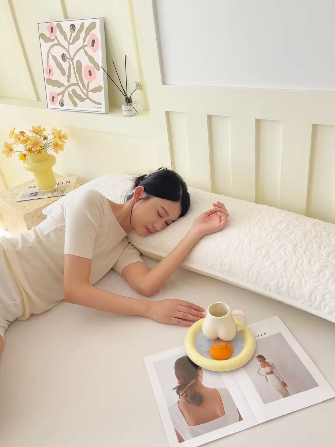 91家纺网 家纺一手货源 找家纺 雨彤家纺 2025新款牛奶绒夹棉包边长枕套 绒包边枕套-奶白