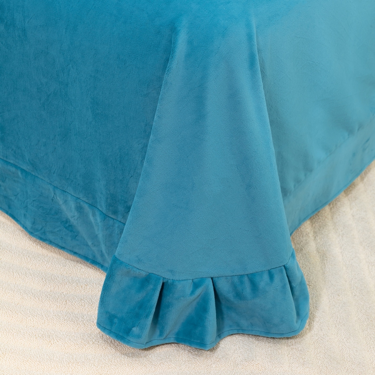 91家纺网 家纺一手货源 找家纺 （总）好漂靓家纺 2025新款75D全光慕丝绒保暖四件套-贵族生活