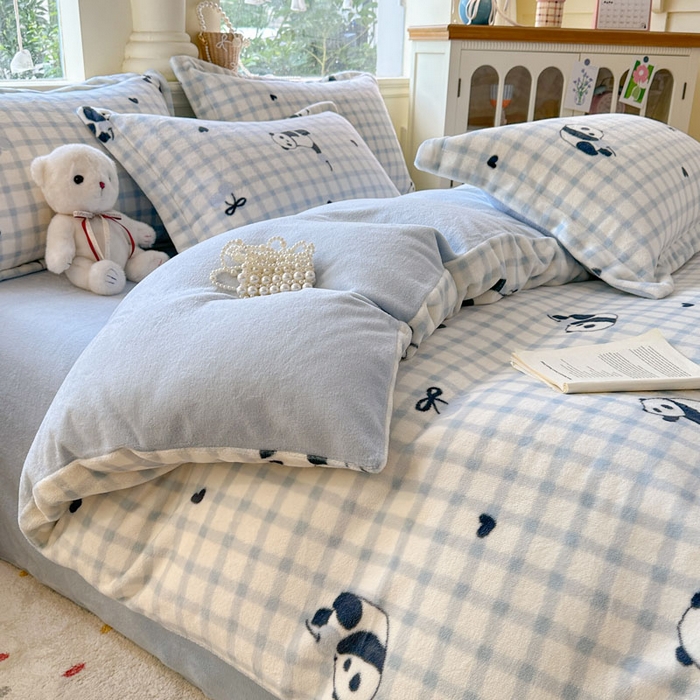 91家纺网 家纺一手货源 找家纺 （总）绵庭家纺 2025新款高克重牛奶绒被套单件单被套被套单品