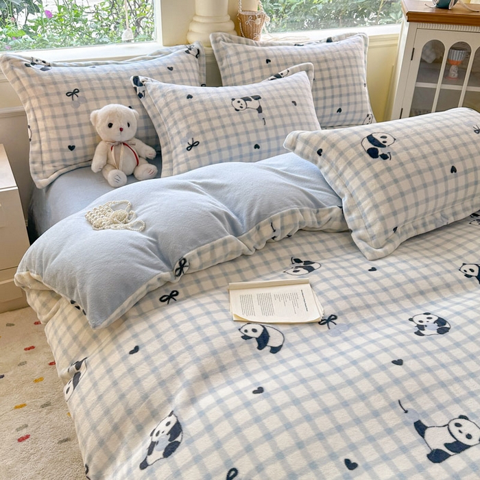 91家纺网 家纺一手货源 找家纺 （总）绵庭家纺 2025新款高克重牛奶绒被套单件单被套被套单品