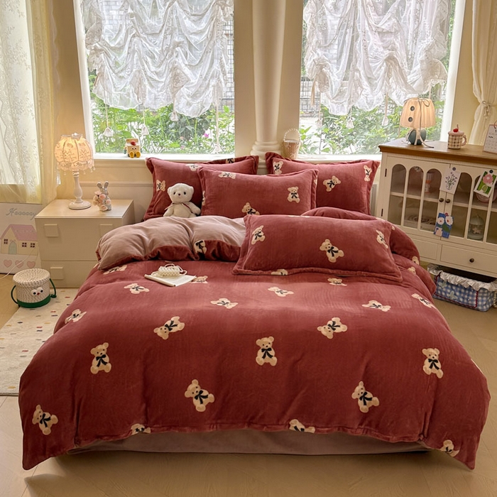 91家纺网 家纺一手货源 找家纺 （总）绵庭家纺 2025新款高克重牛奶绒被套单件单被套被套单品