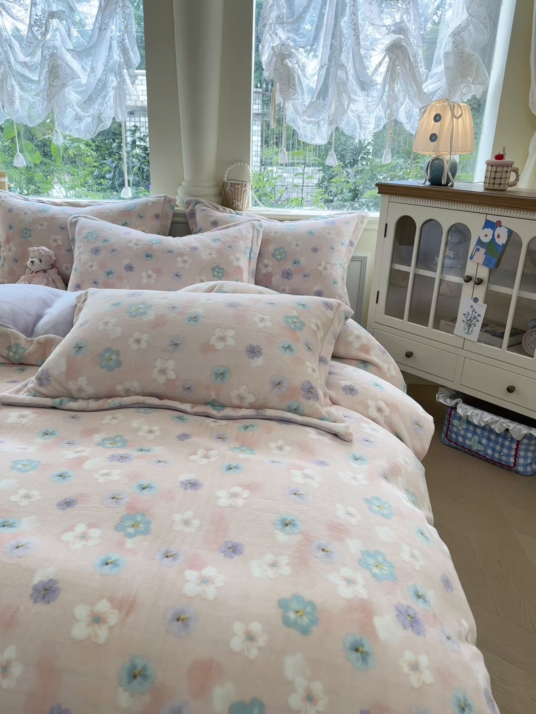 91家纺网 家纺一手货源 找家纺 绵庭家纺 2025新款高克重牛奶绒被套单件单被套被套单品 甜橘晴朗-玉