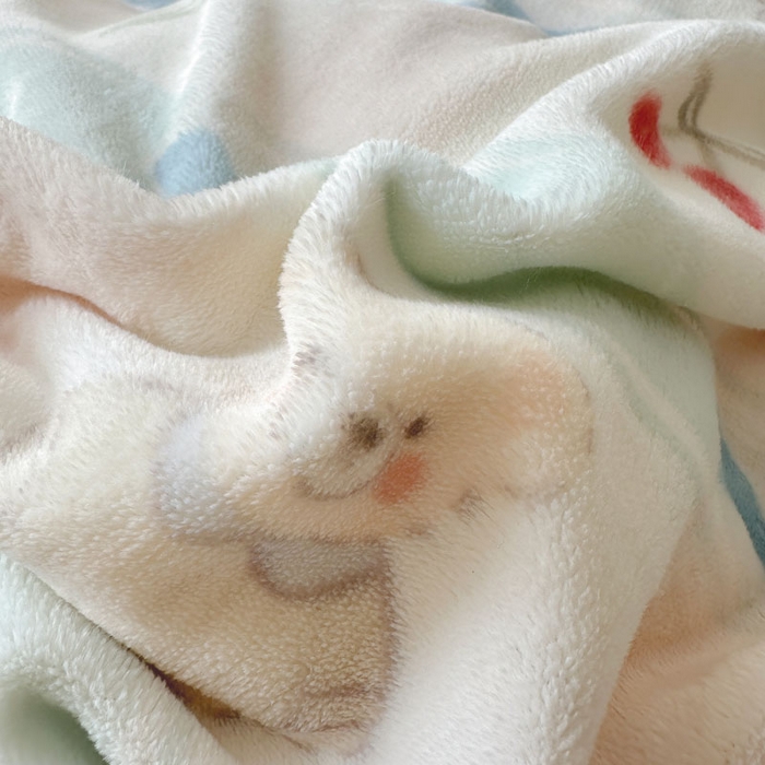 91家纺网 家纺一手货源 找家纺 绵庭家纺 2025新款高克重牛奶绒被套单件单被套被套单品 小熊饼干