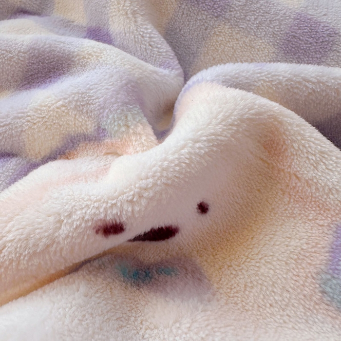 91家纺网 家纺一手货源 找家纺 绵庭家纺 2025新款高克重牛奶绒被套单件单被套被套单品 熊宝