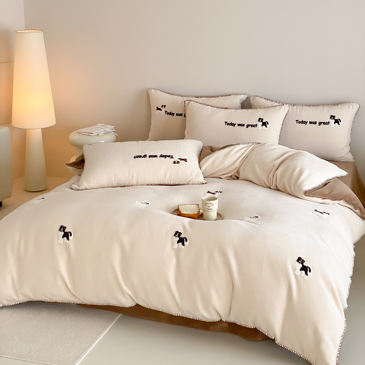 91家纺网 家纺一手货源 找家纺 （总）时亿家居 2025新款A类婴肤绒四件套-秘境