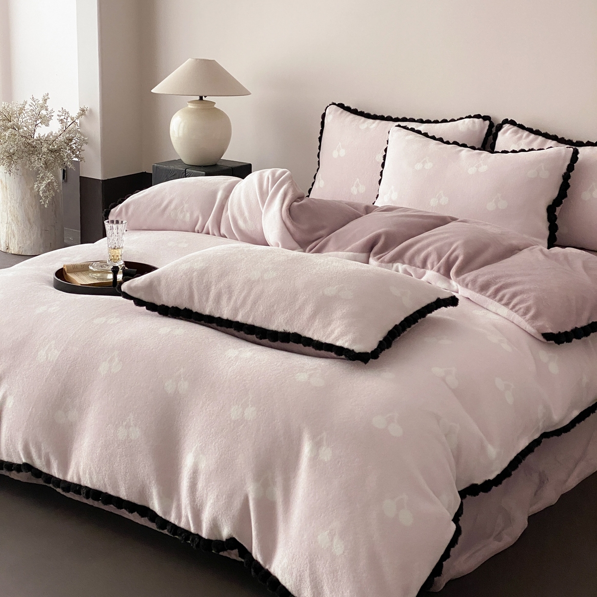 91家纺网 家纺一手货源 找家纺 （总）时亿家居 2025新款A类婴肤绒四件套-秘境