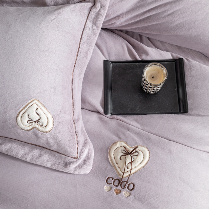 91家纺网 家纺一手货源 找家纺 （总）魅都 2025新款冬季全消光超柔高克重牛奶绒四件套-COCO