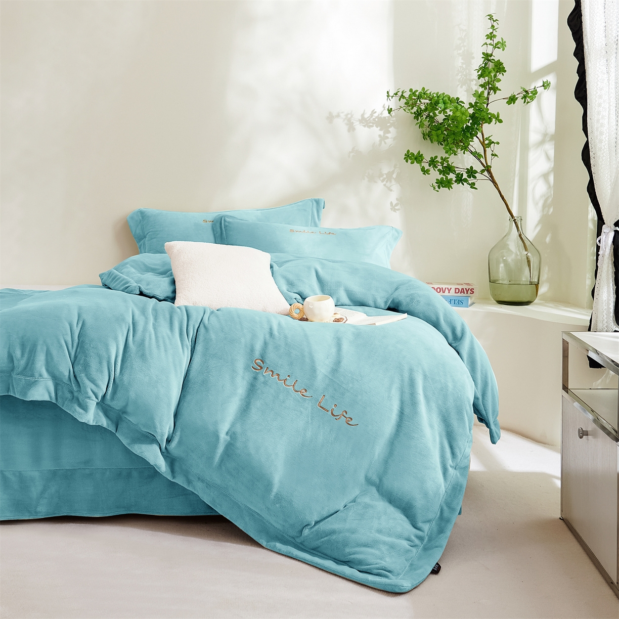 （总）芯丝路枕业 2025新款蚕丝棉四件套系列-快乐生活蚕丝绒三件套