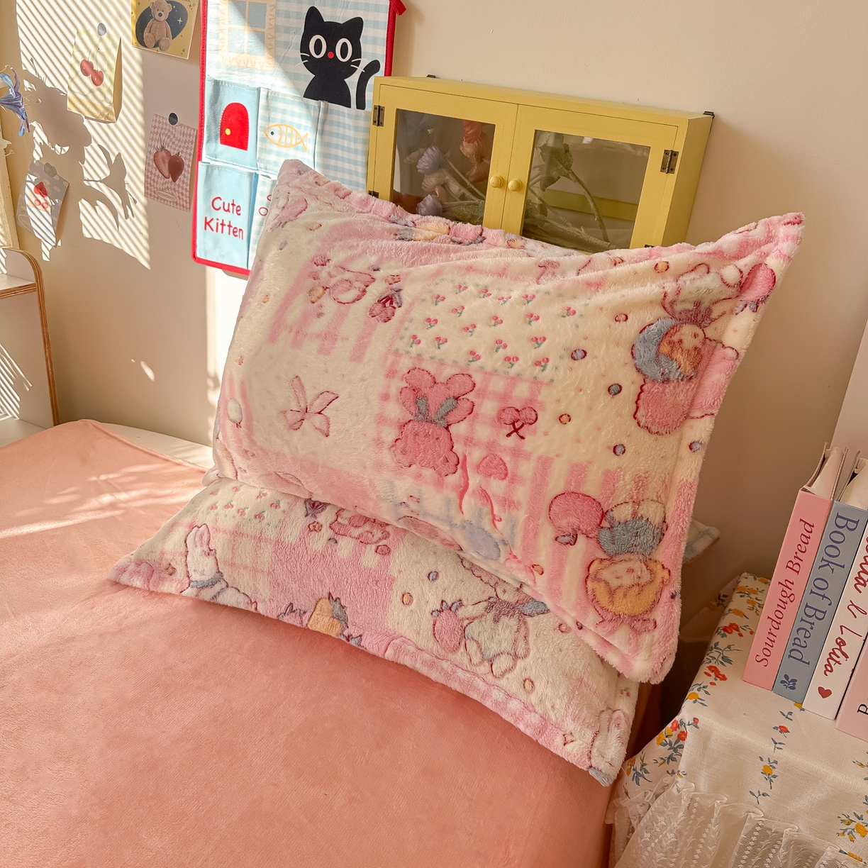 91家纺网 家纺一手货源 找家纺 韩巢家纺 2025新款高克重雪花绒牛奶绒四件套系列 巴丽娜