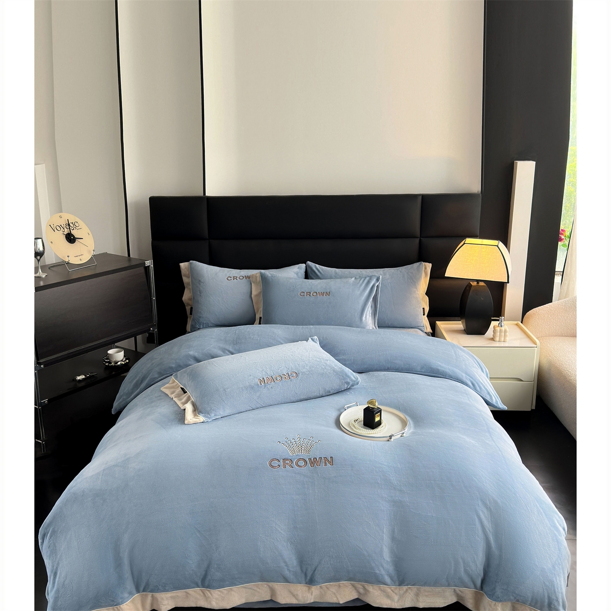 91家纺网 家纺一手货源 找家纺 （总）芯丝路枕业 2025新款蚕丝棉四件套系列-嘉柏丽系列