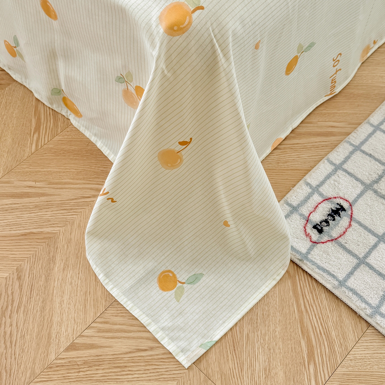 91家纺网 家纺一手货源 找家纺 尚帛 2026新款全棉品质喷气印花爆款四件套 多规格套件 单品系列-单被套 欢乐碰碰熊