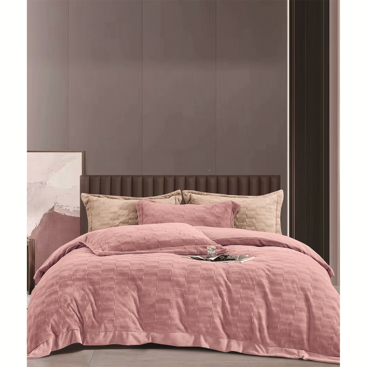 91家纺网 家纺一手货源 找家纺 （总）芯丝路枕业 2025新款蚕丝棉四件套系列-艾玛-巴赫系列