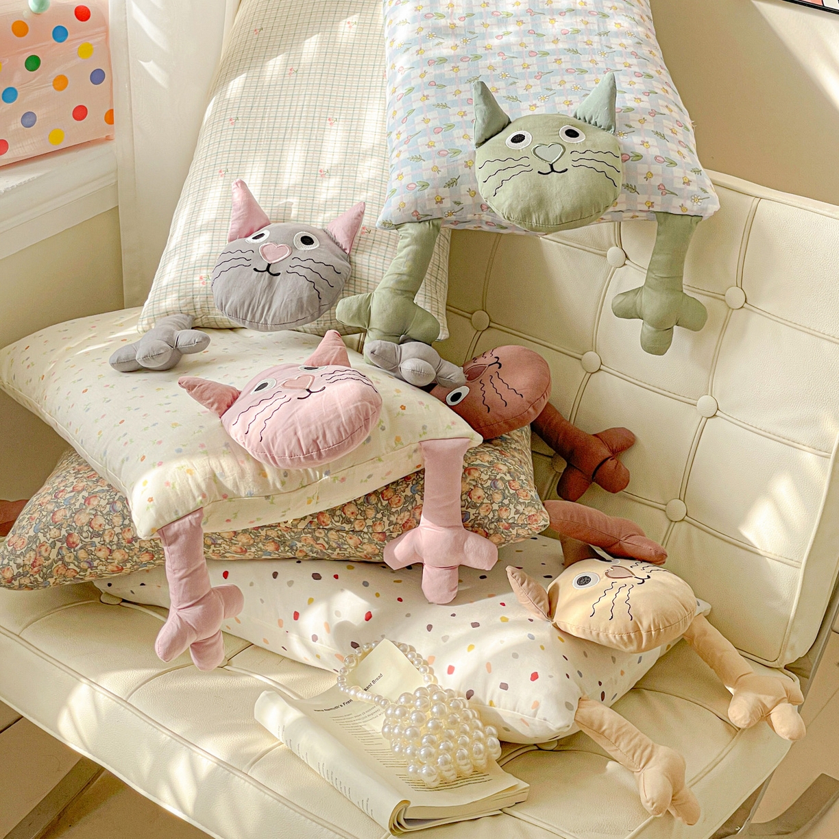 91家纺网 家纺一手货源 找家纺 亦帆枕芯 2025新款爆款哇塞猫羽丝绒枕芯加枕套成人儿童枕芯枕套 组合图仅供参考不可下单