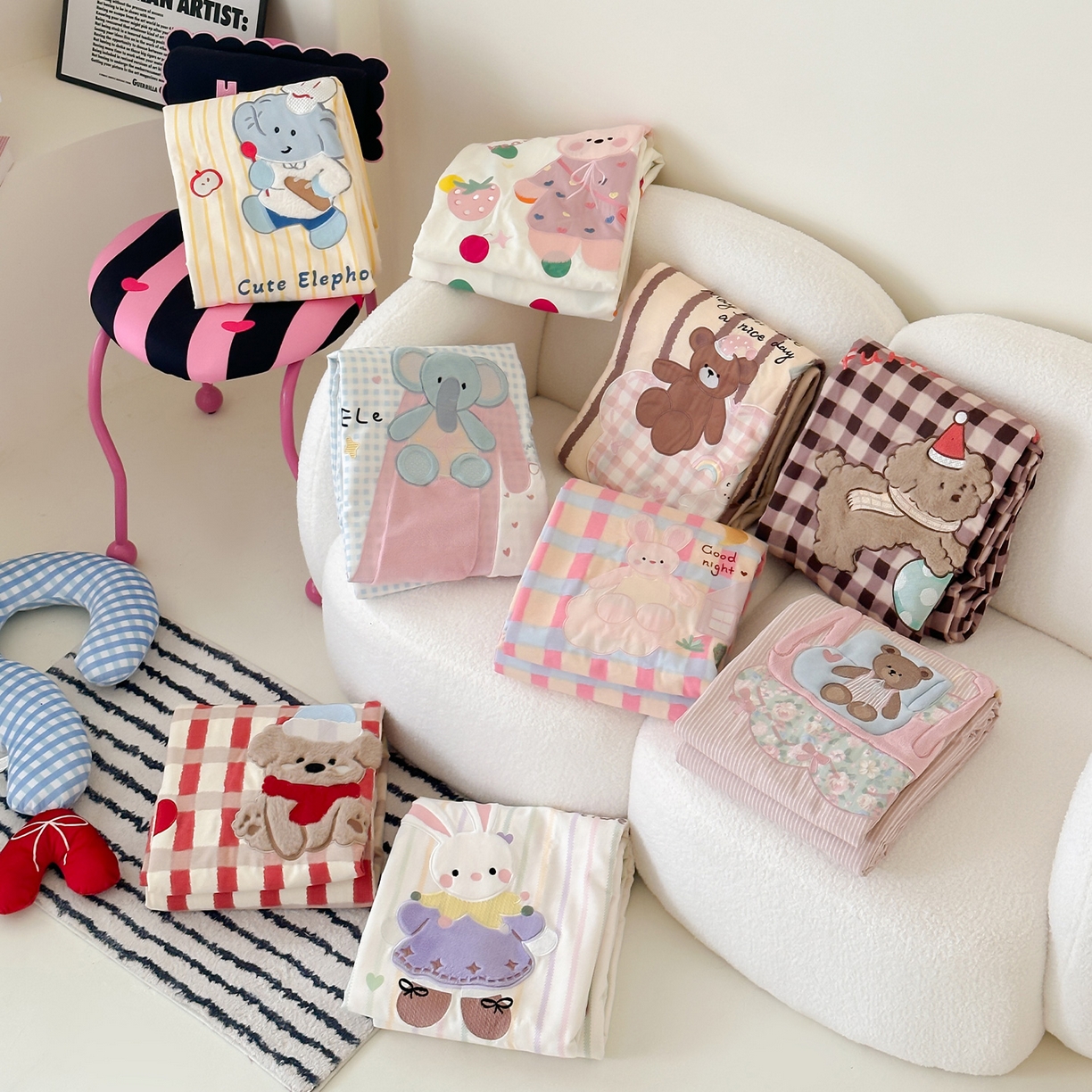 91家纺网 家纺一手货源 找家纺 （总）乐美家纺 2025新款全棉纯棉纯色床笠床笠笠件单床笠