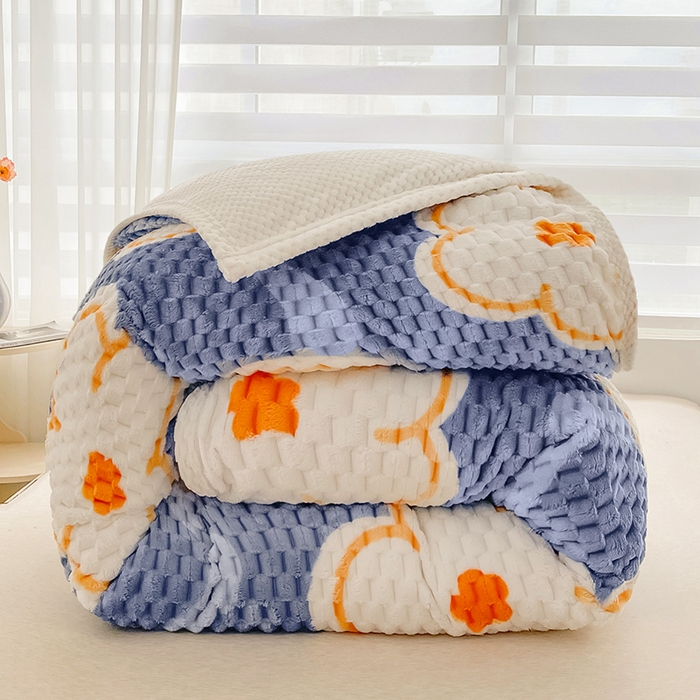 91家纺网 家纺一手货源 找家纺 熙宴家纺 2025新款可拆卸冬被被套+被芯二合一可拆洗豆豆绒棉花被子被芯 紫花瓣