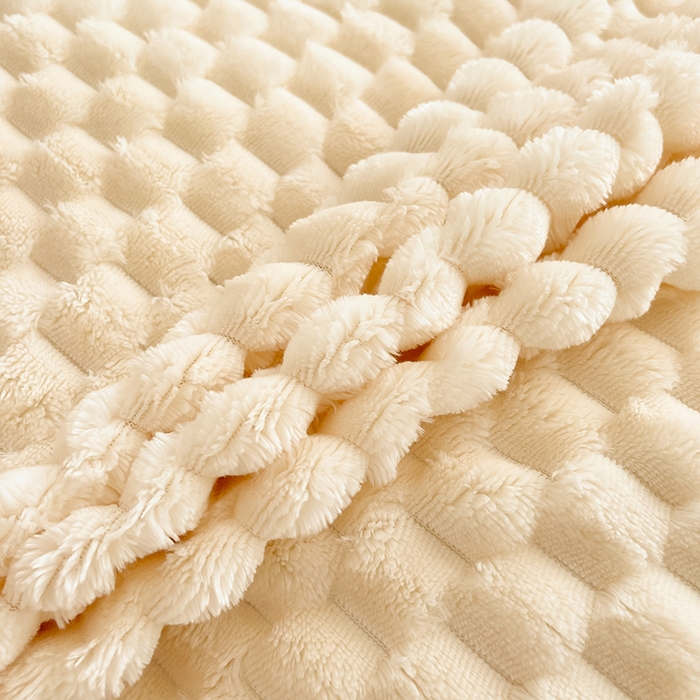 91家纺网 家纺一手货源 找家纺 熙宴家纺 2025新款可拆卸冬被被套+被芯二合一可拆洗豆豆绒棉花被子被芯 奶昔白